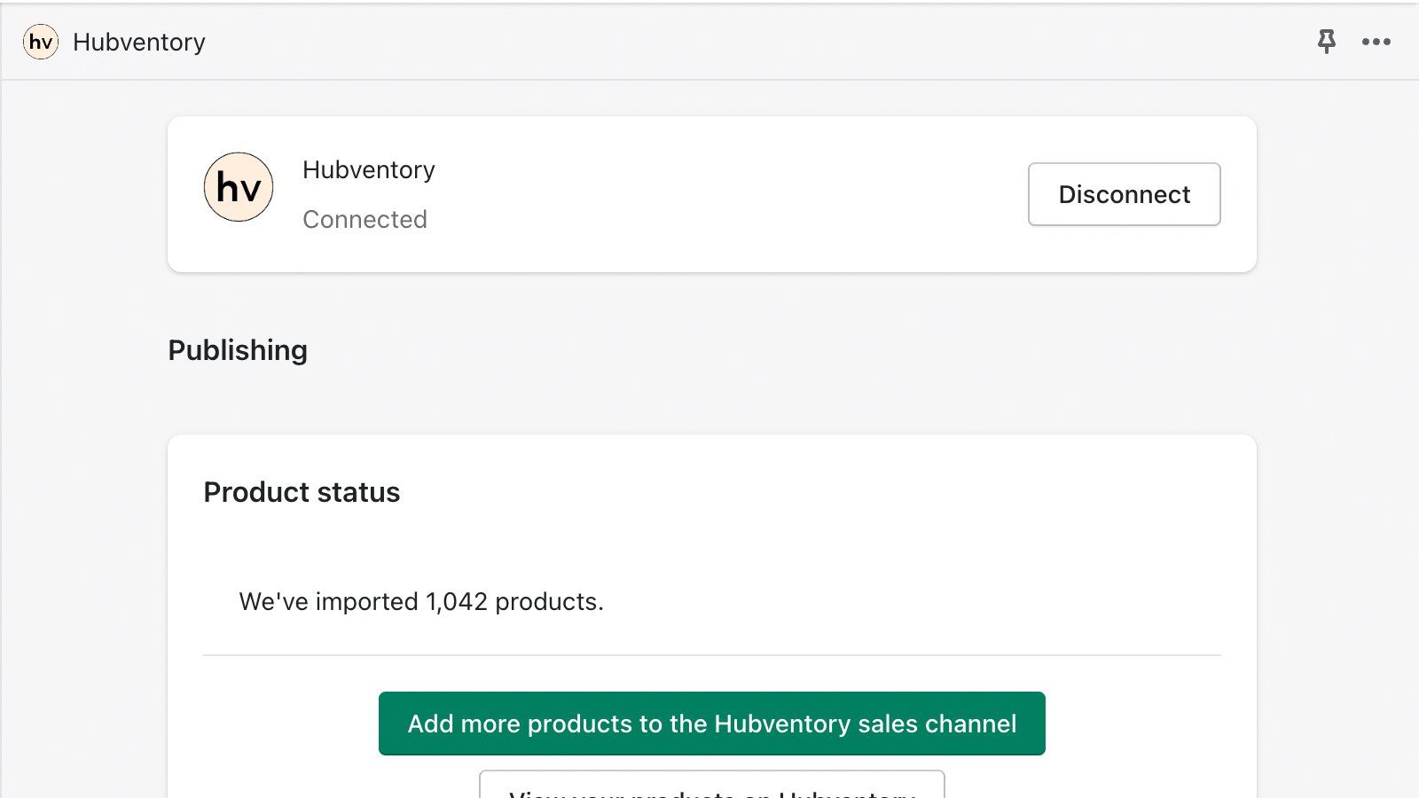 Hubventory Screenshot