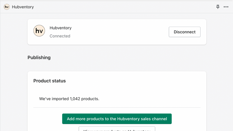 Hubventory Screenshot