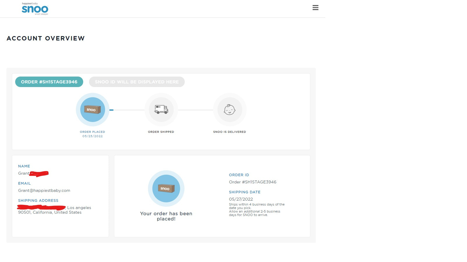 Manage rental shipping date