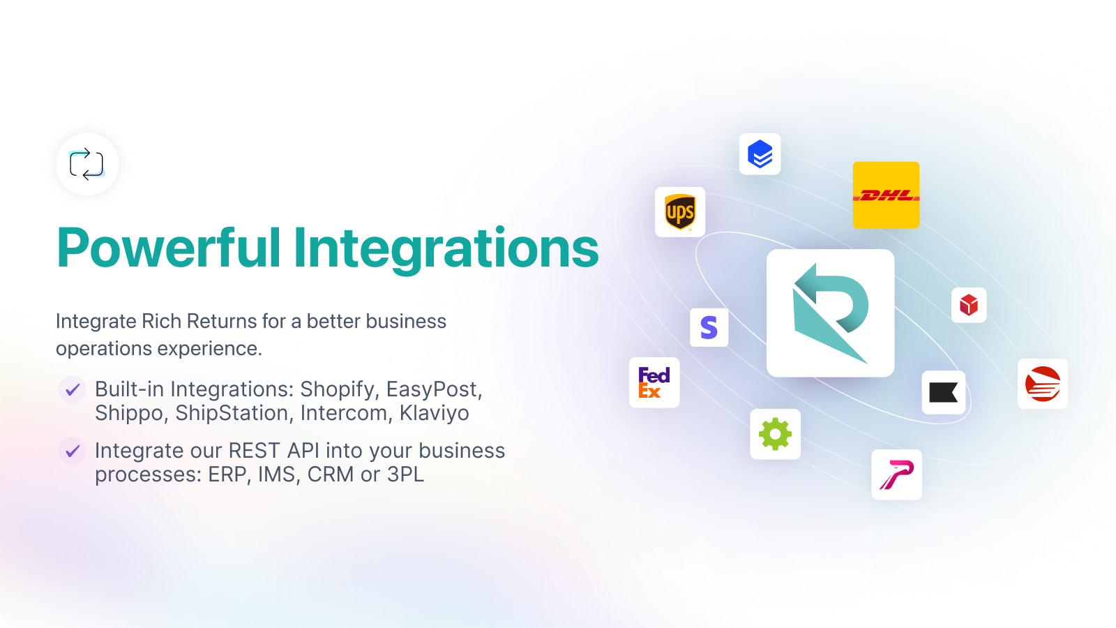 powerful integration, shopify return & exchange app