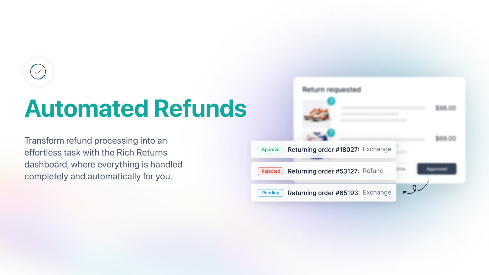 Automated refund, shopify return and exchange app