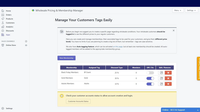 shopify groothandelsapp