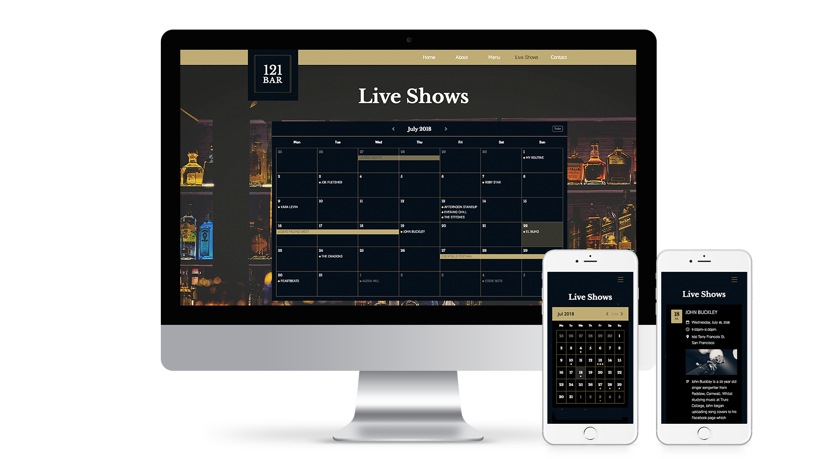 Events Calendar Display a beautiful events calendar on your store