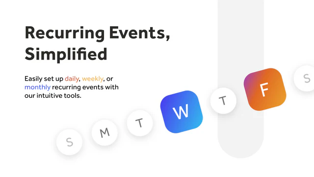 Recurring Events. Simplified.