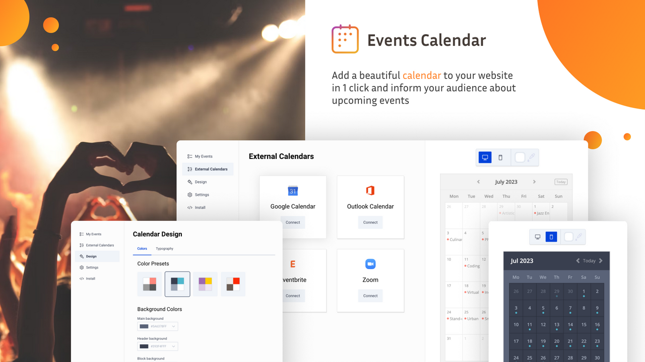 Events Calendar by InlightLabs Screenshot
