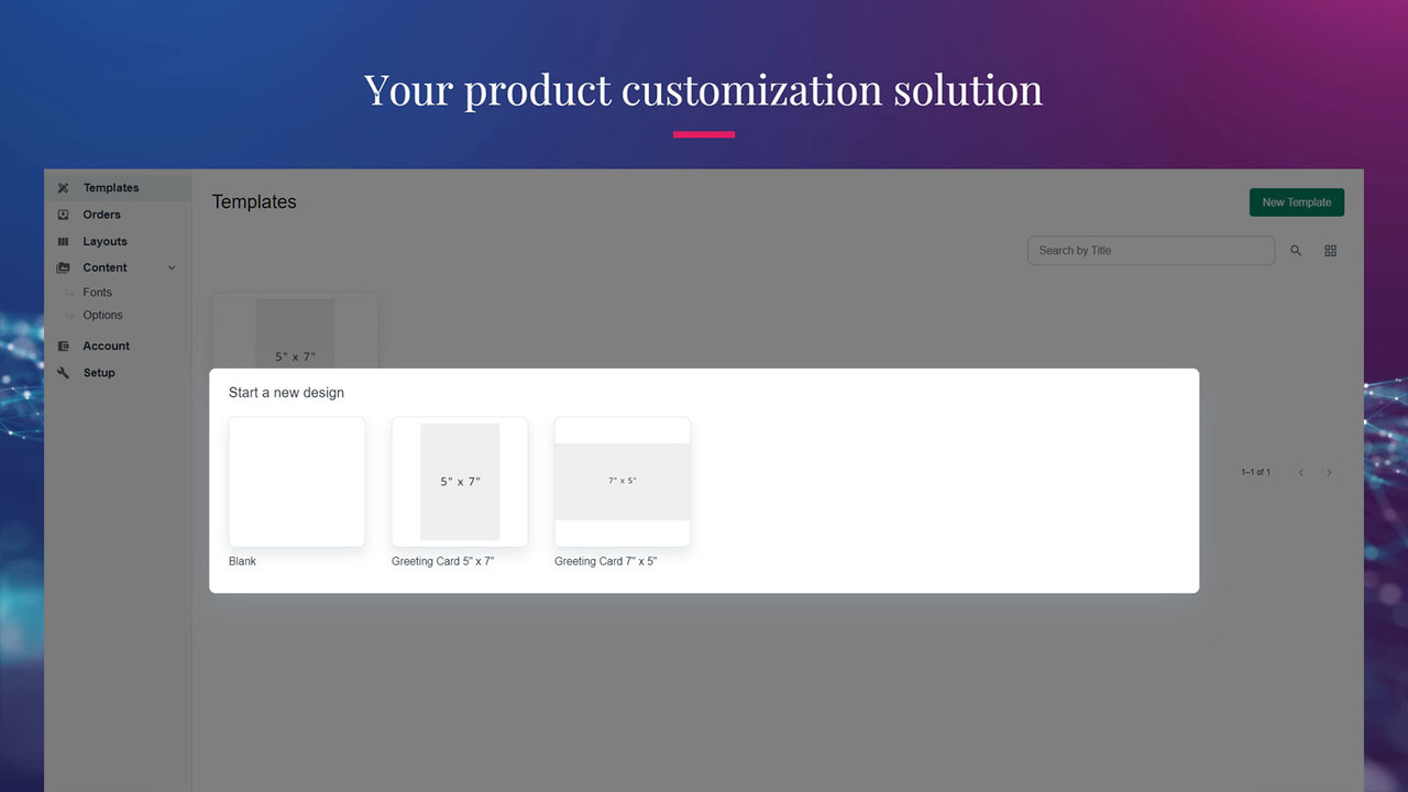 Choose from our customizable templates, or create your own.