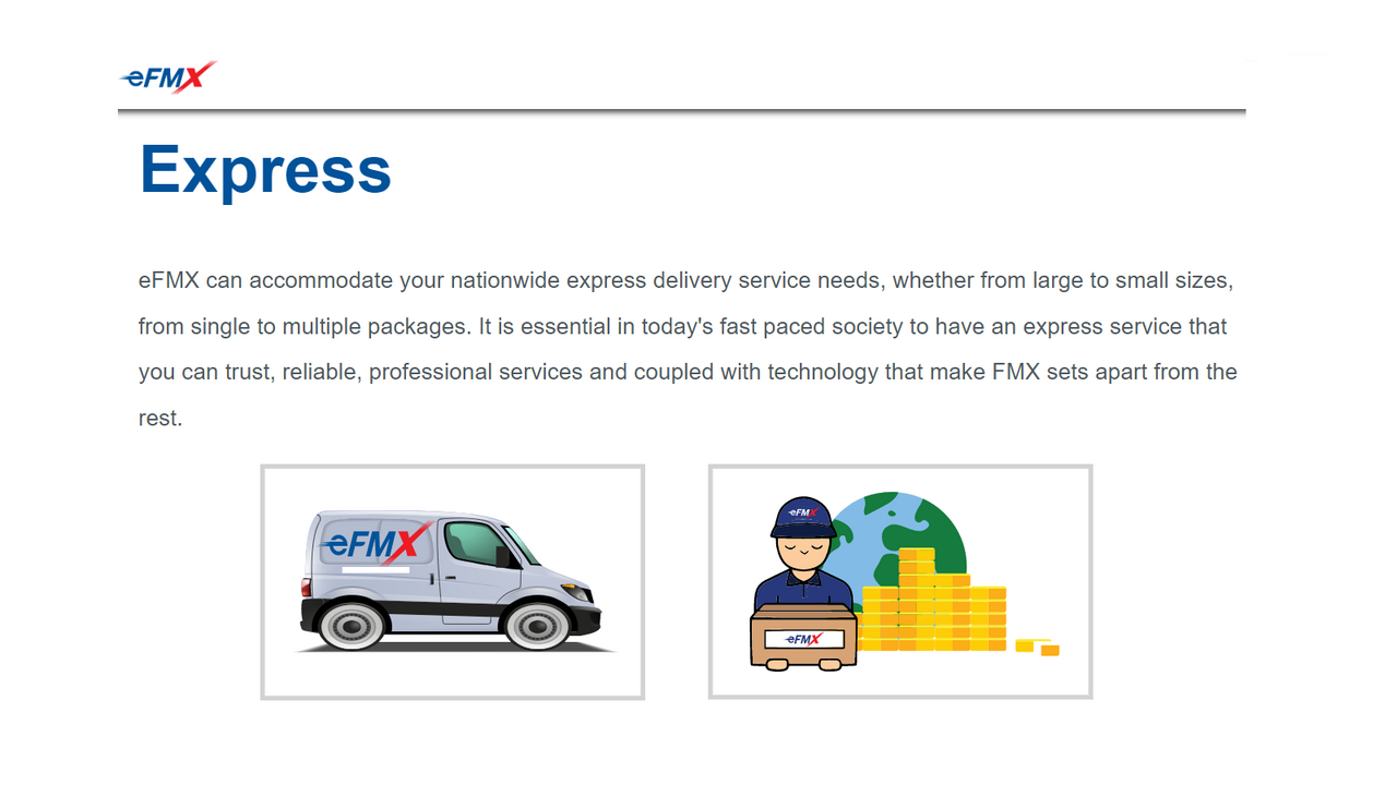 eFMX Shipping