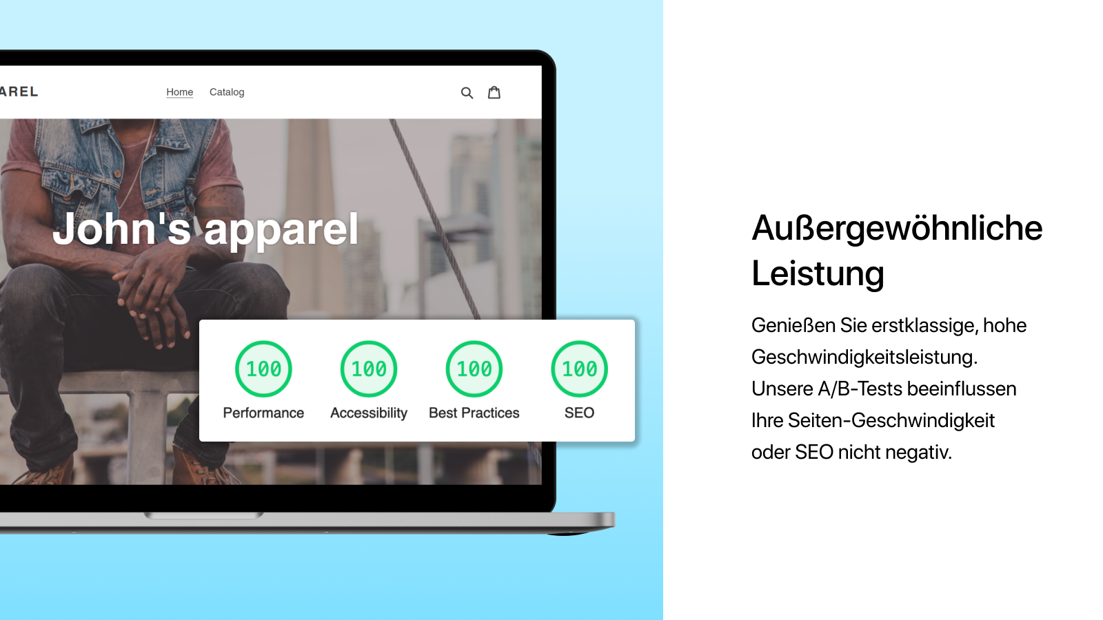 Elevate A/B hat keine Auswirkungen auf die Ladezeit der Website