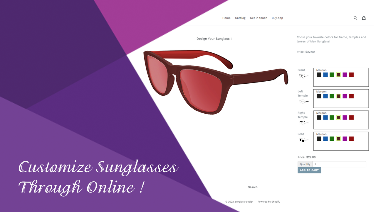 StyleBazi : Sunglass Designer Screenshot