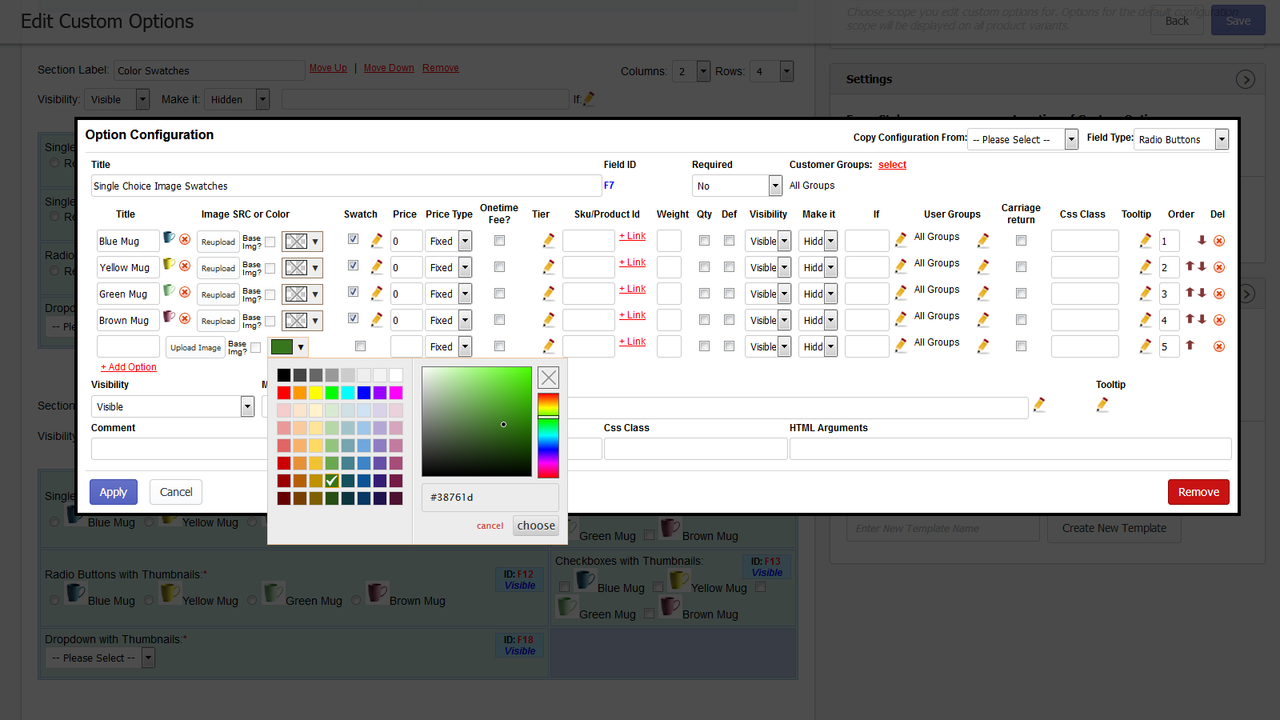 由 ITORIS 提供的 Product Options Shopify 应用