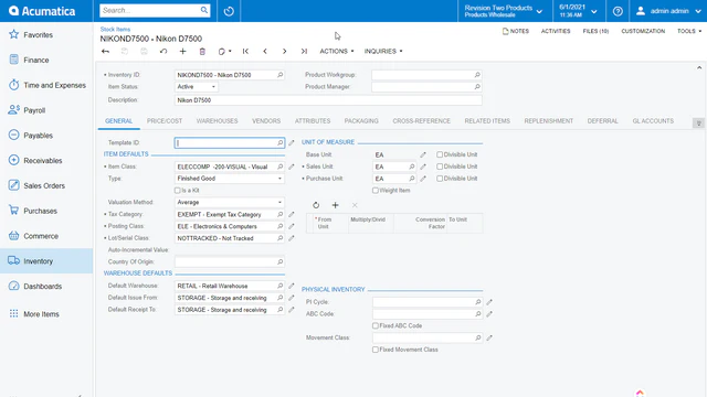 Gestion des articles en stock - Fournisseurs, inventaire, exécution, etc