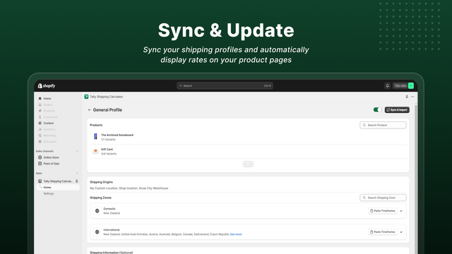 Sync & Update
