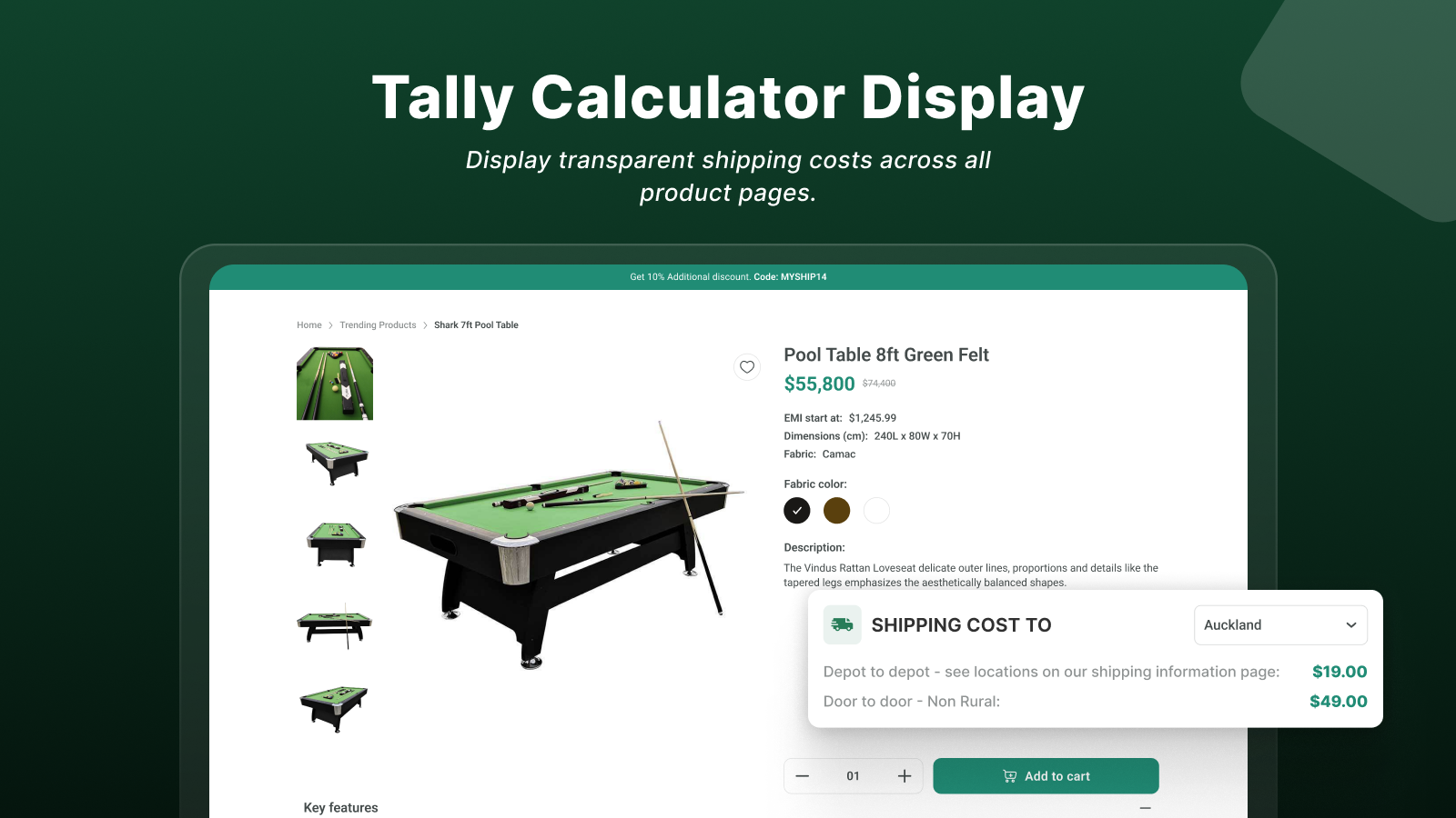 Tally Calculator Display