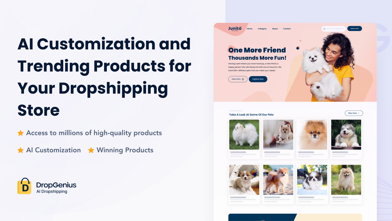 Personnalisation IA et produits tendances pour le dropshipping