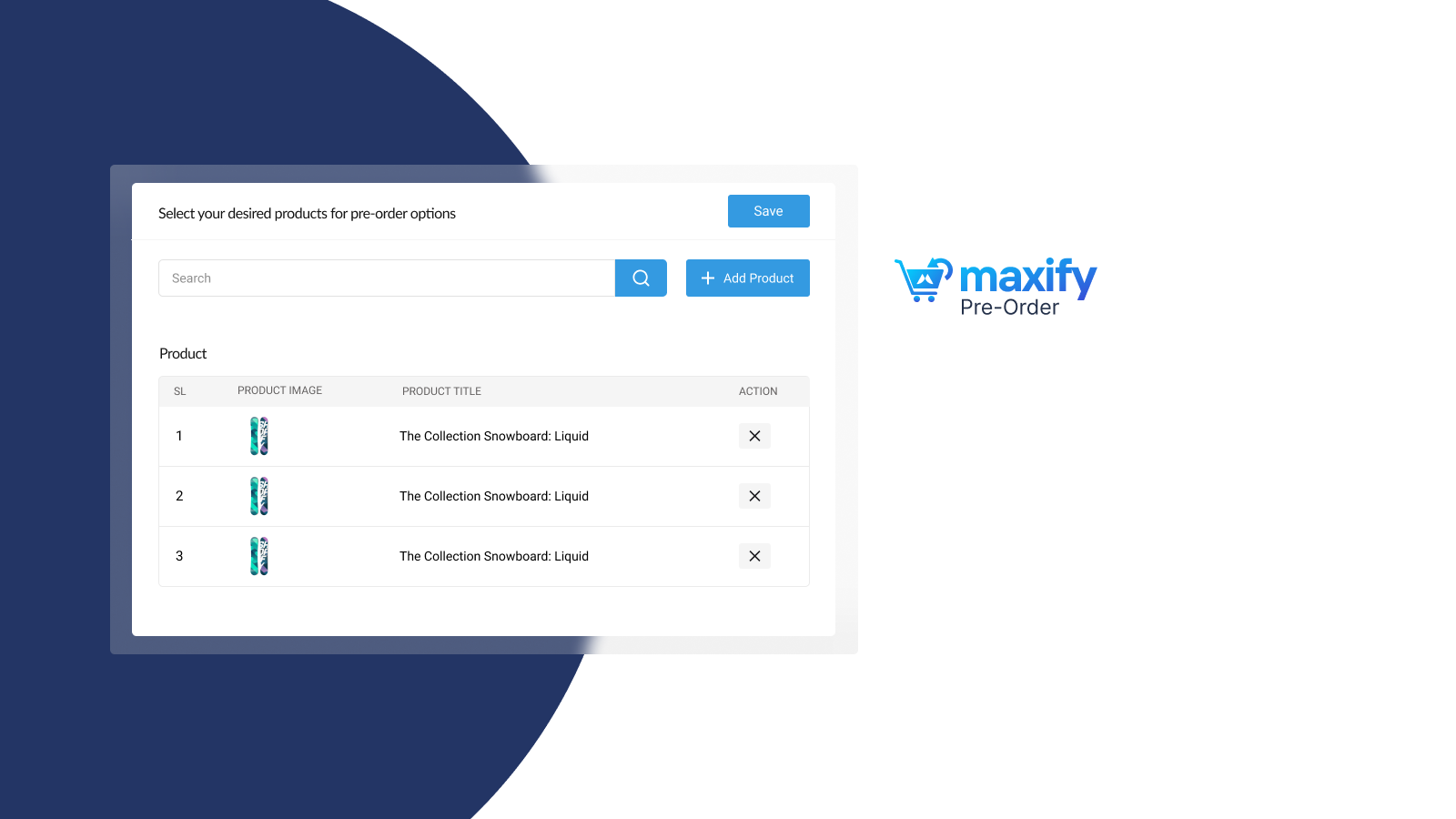 Maxify Vorbestellungs-App - 1