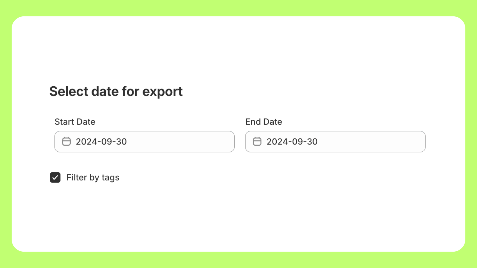 TinyApp Order Metafield Export Screenshot