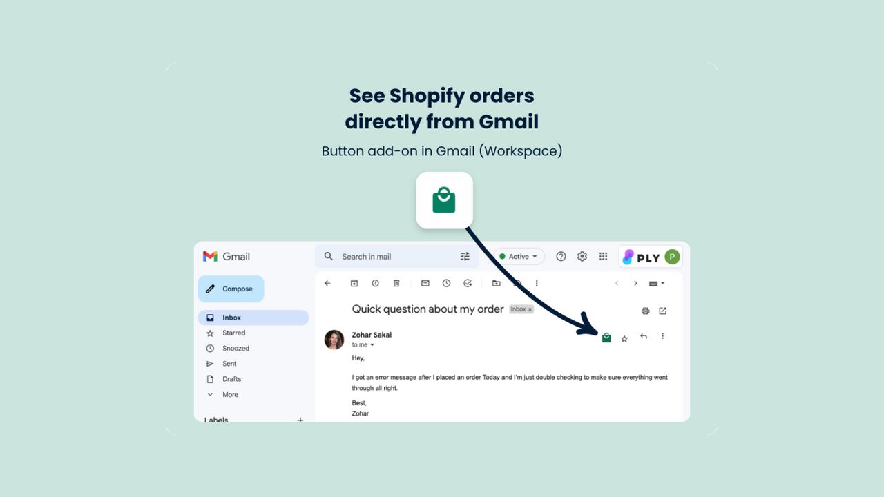 Build a feature that connects Shopify with your other apps.