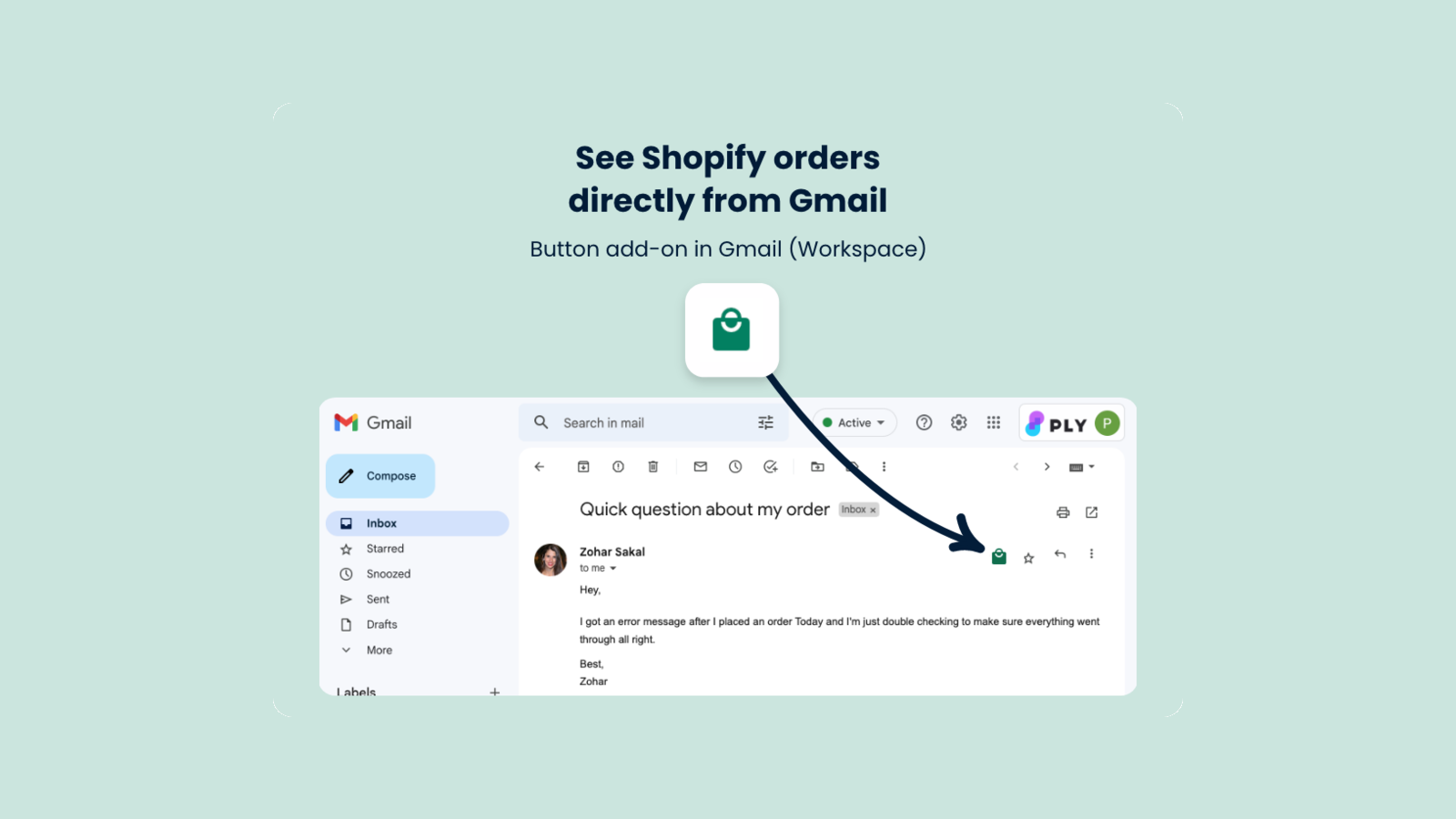 Build a feature that connects Shopify with your other apps.