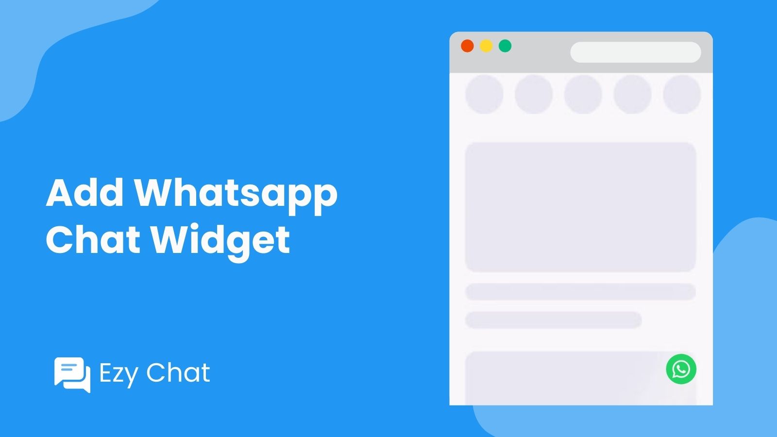 Widget de chat Whatsapp