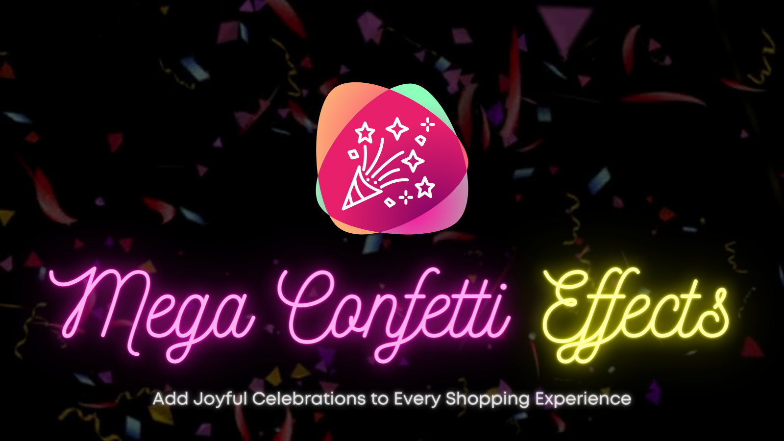 Mega Confetti Effects Embellece tu tienda confeti deslumbrante