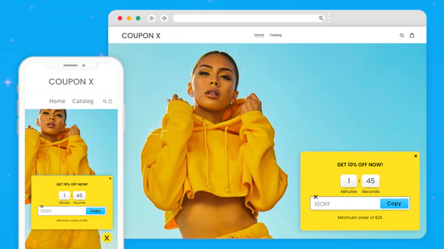 Aumente suas vendas mostrando o popup de cupom certo