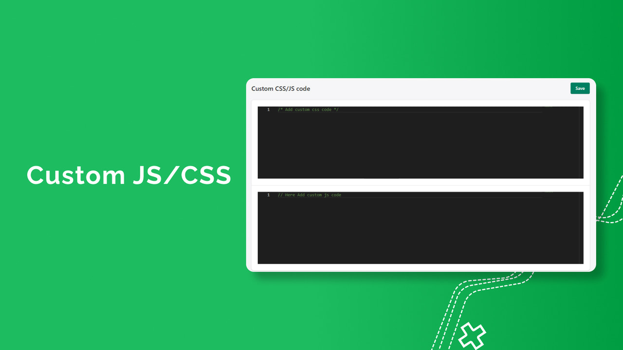 JS/CSS personalizado