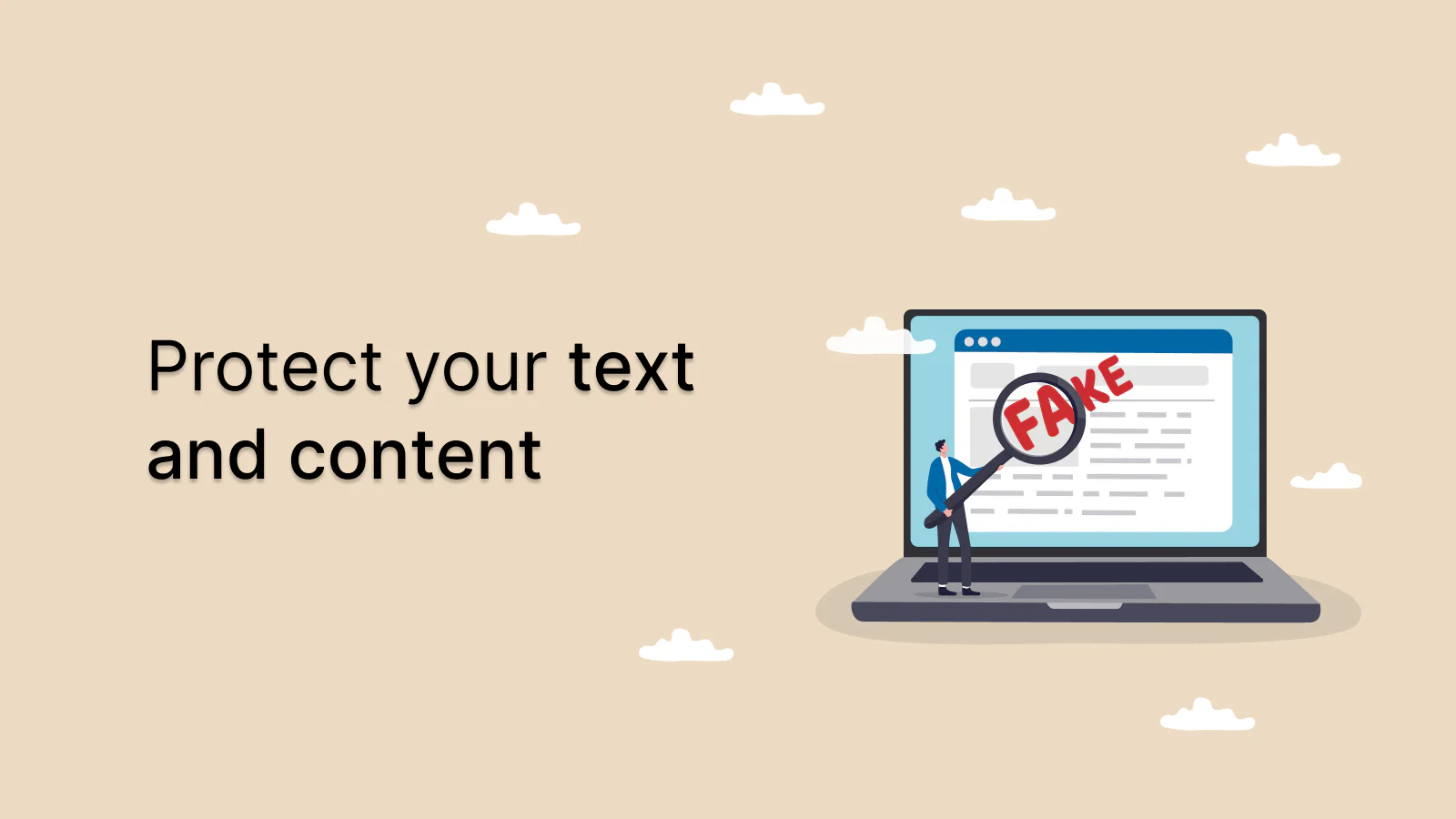 Protect your text and content from being stolen.