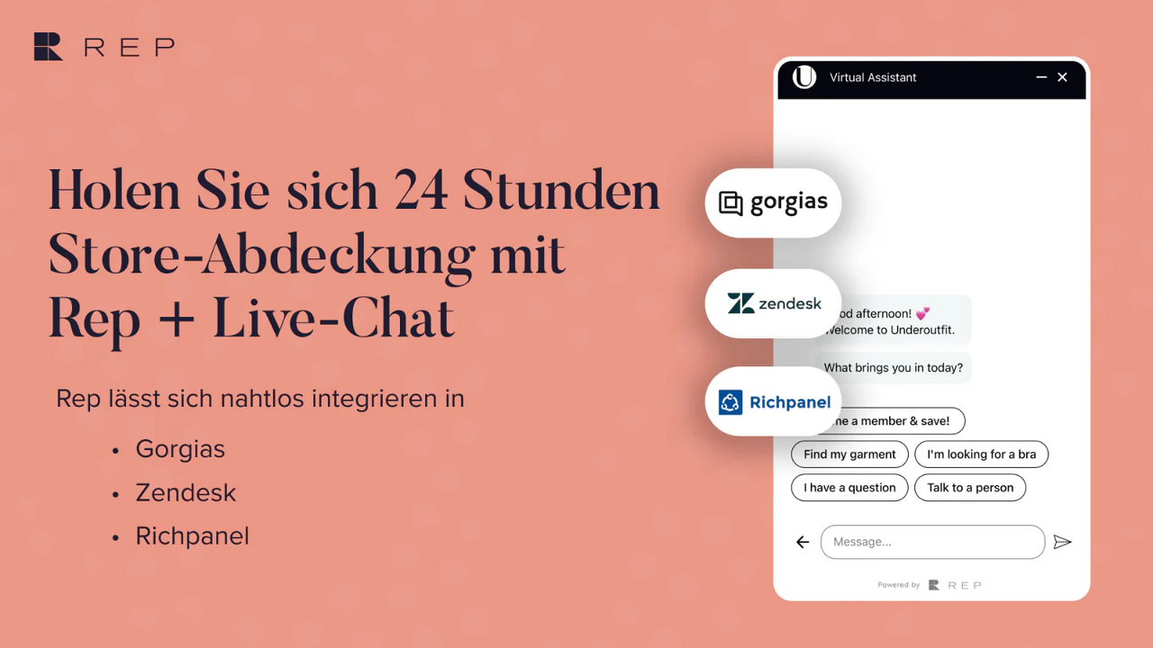 Holen Sie sich 24 Stunden Store-Abdeckung mit Rep + Live-Chat