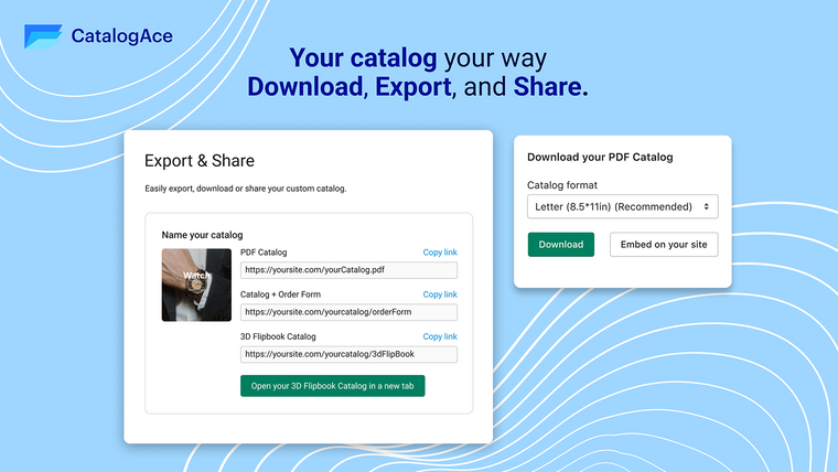 Ace Catalog Maker: PDF Catalog Screenshot