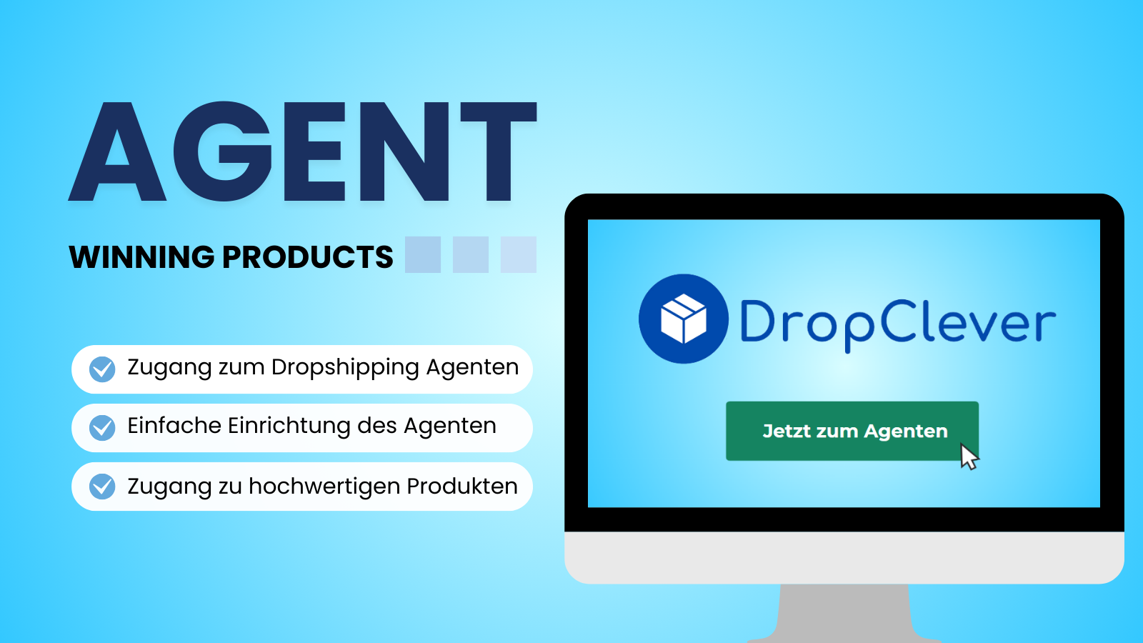 Dropclever sorgt für schnelle Bestellabwicklung.