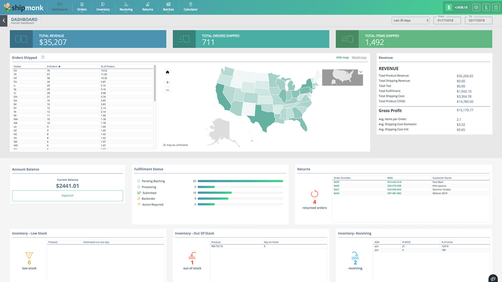 ShipMonk | Order Fulfillment