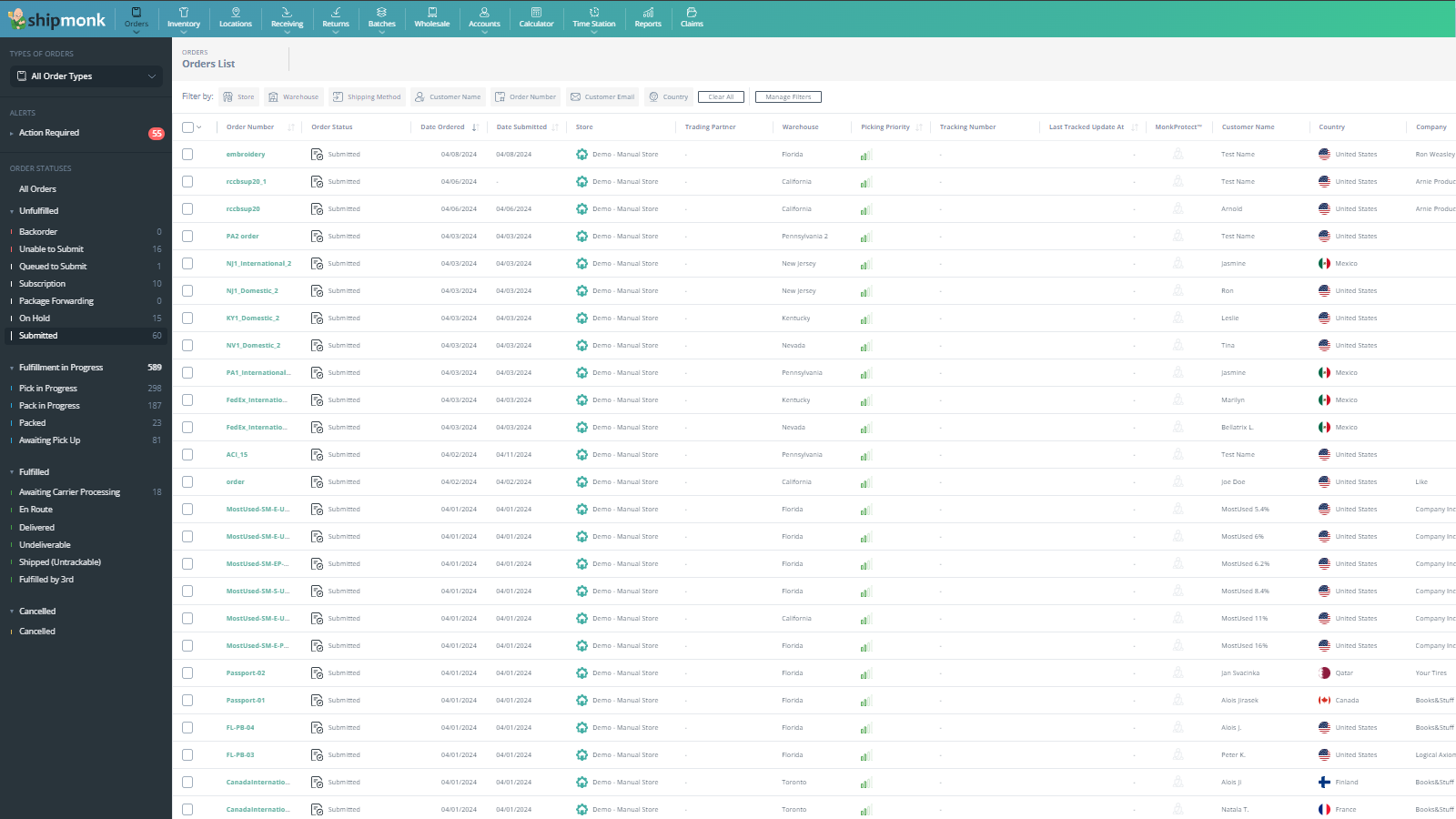 ShipMonk | Order Fulfillment Screenshot