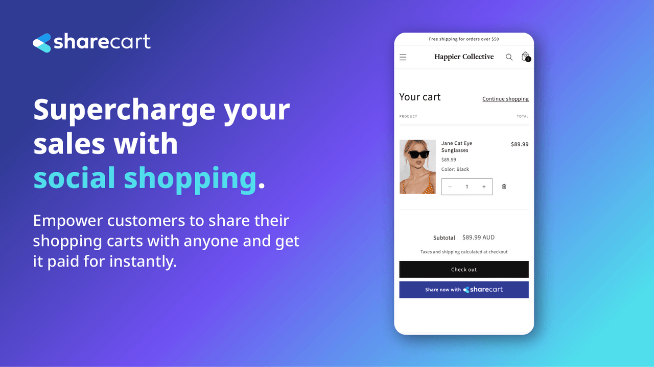 ShareCart 增加您的销售
