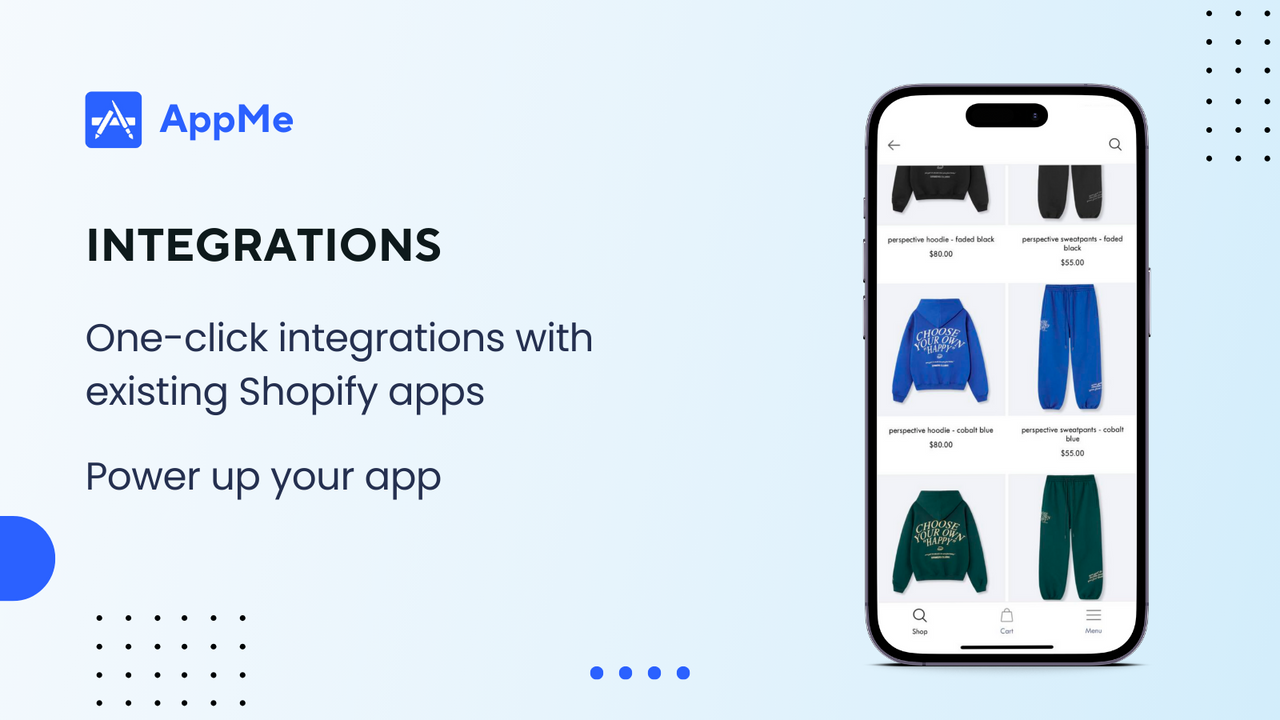 AppMe Integraties