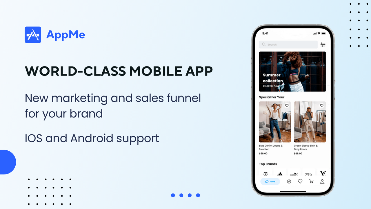 AppMe ‑ Mobile App Builder Screenshot