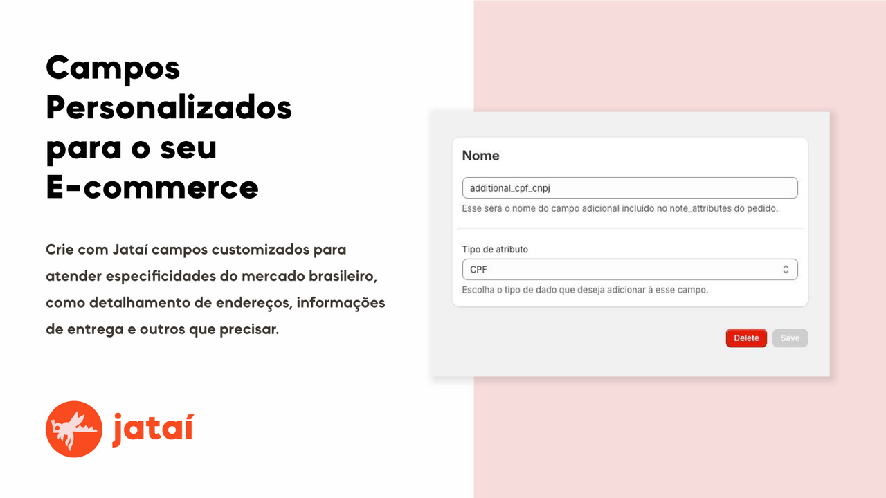 Jataí: Campos Personalizados para o seu E-commerce