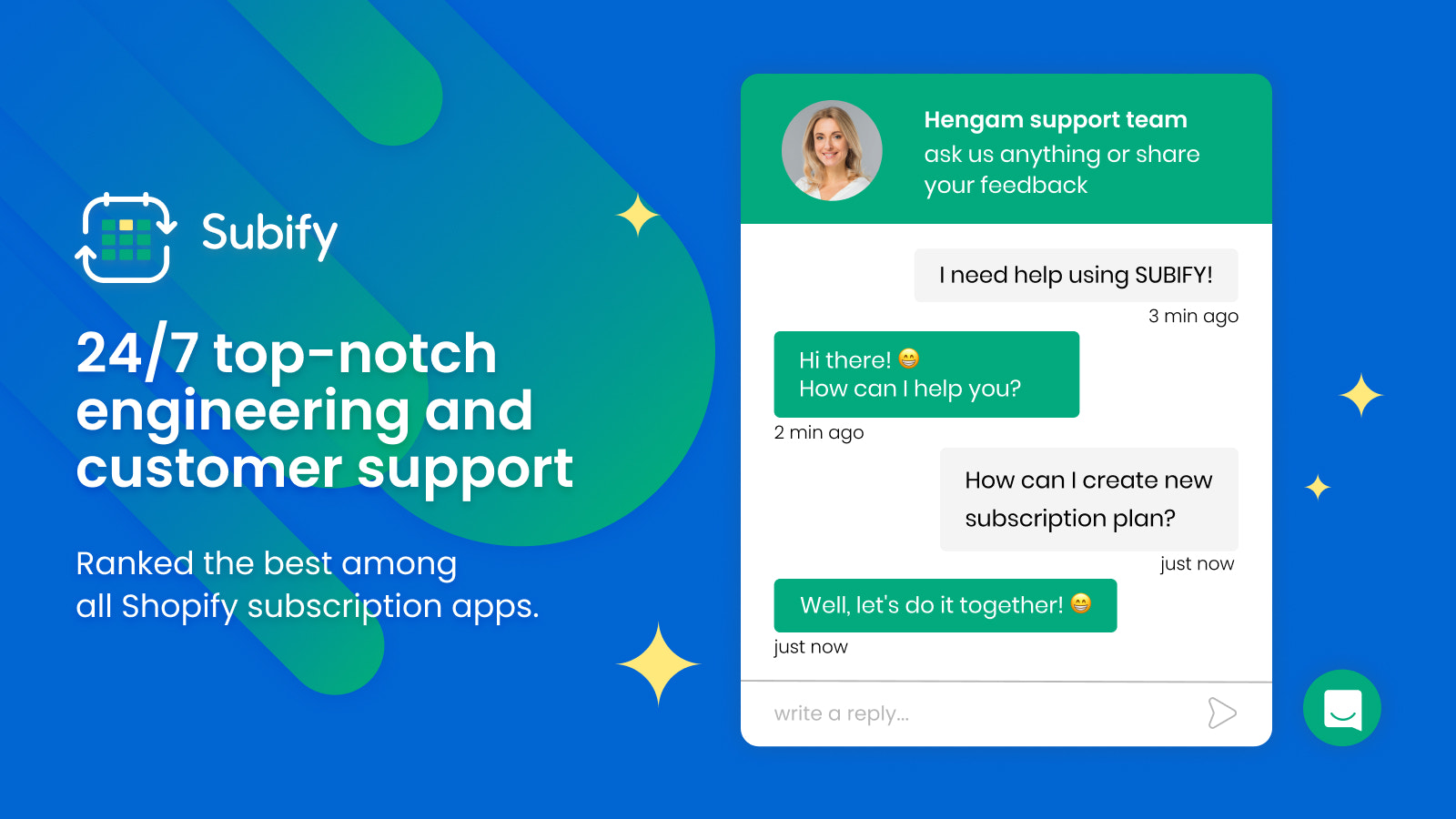 Ranked the best among shopify apps in customer support