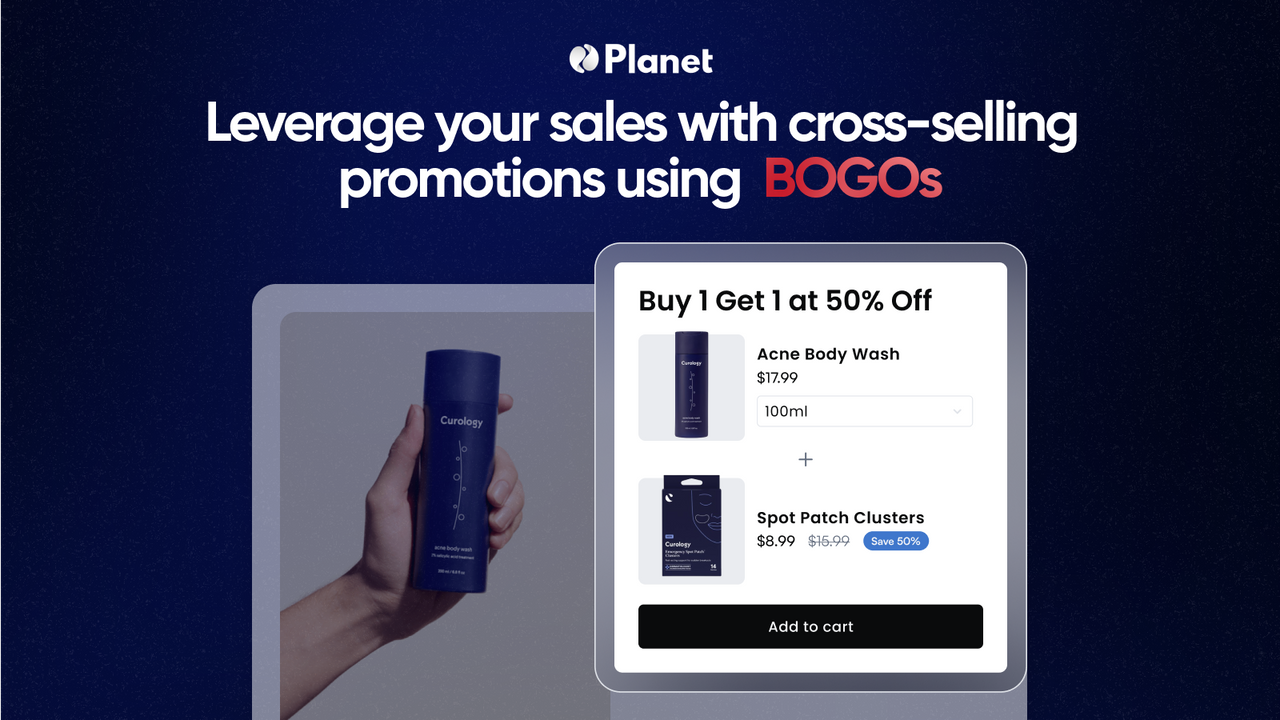 Leverage your sales with cross-selling promotions using BOGOs