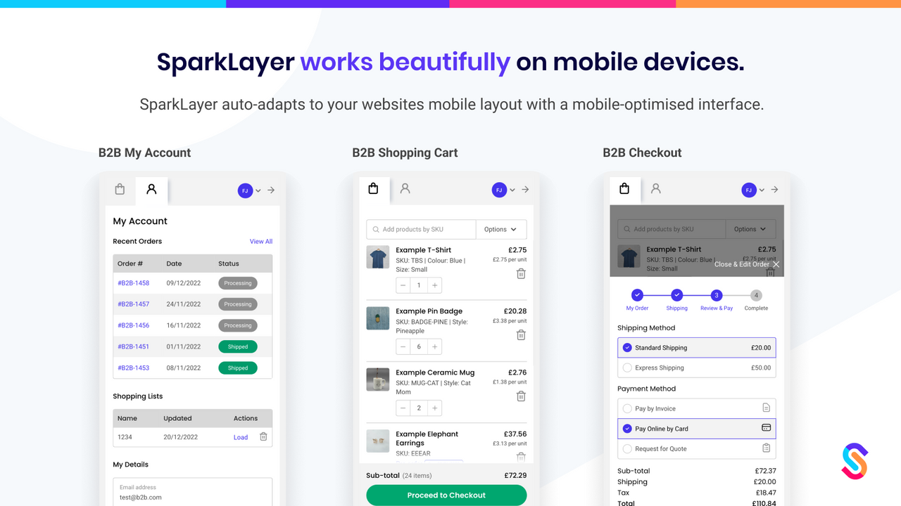 SparkLayer works beautifully on mobile devices