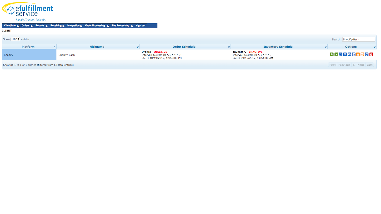 Hoofd Integratie Scherm