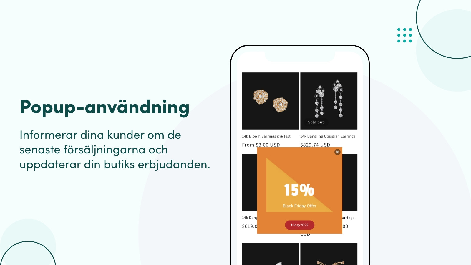 Popup-användning