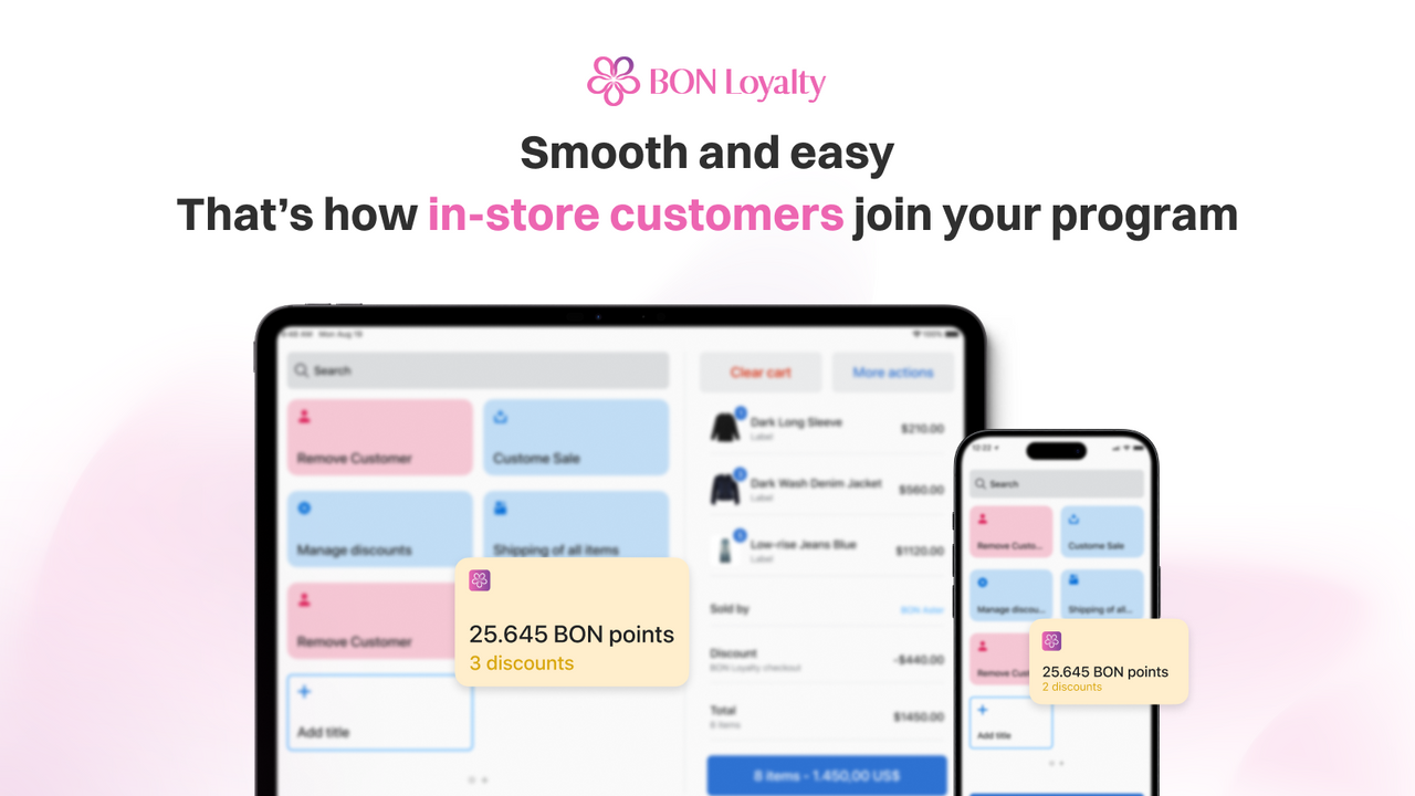 BON Loyalty: Shopify loyalitetsapp understøtter POS-integration