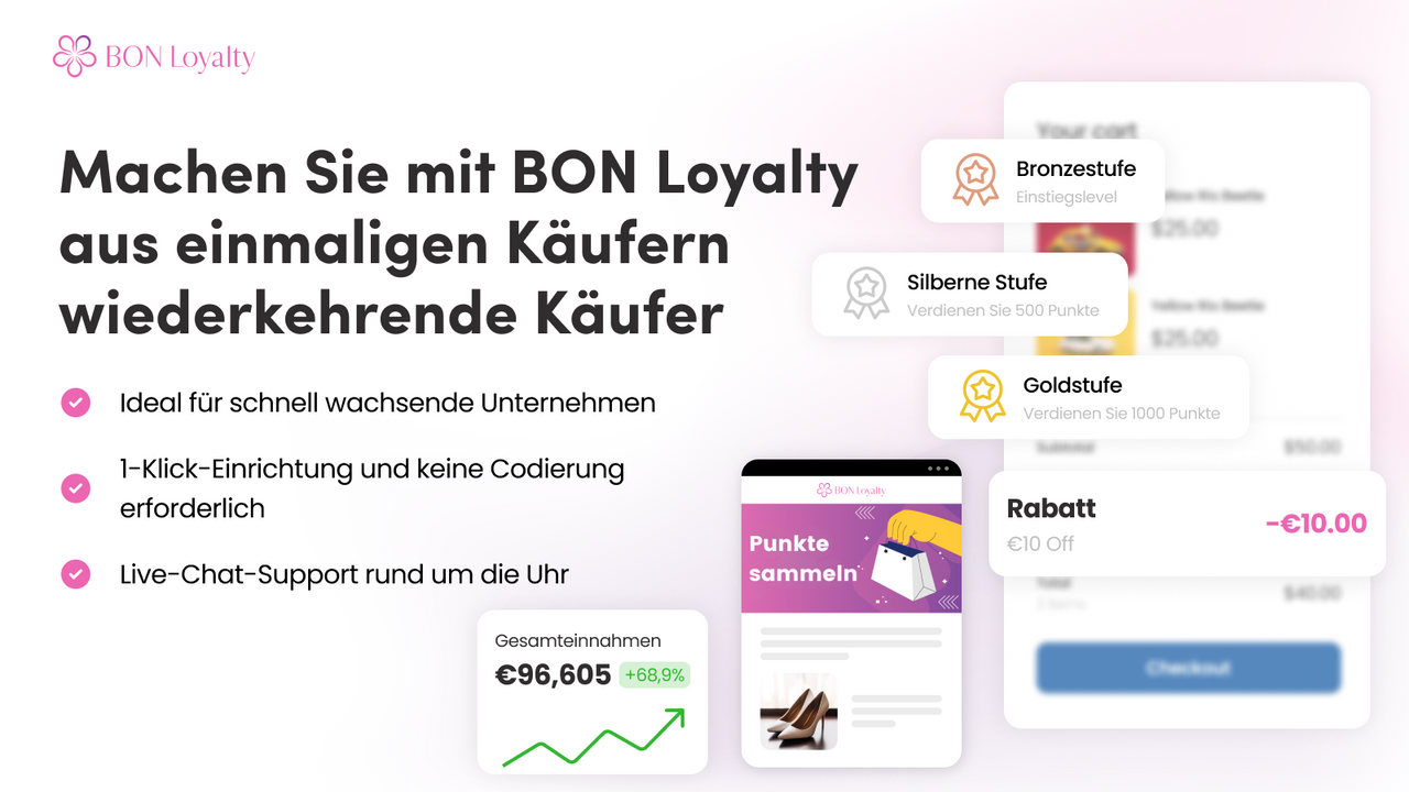 Binden Sie Ihre Kunden mühelos mit BON Loyalty