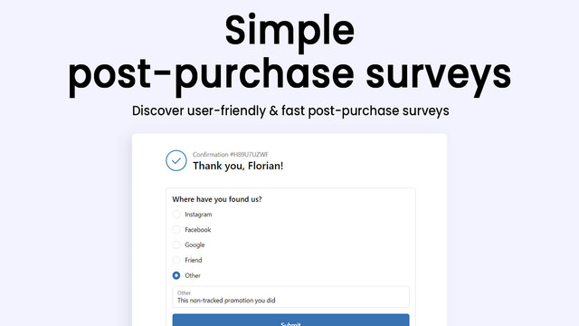 encuestas post compra simples