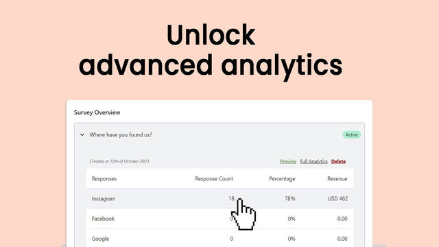 débloquez des analyses avancées