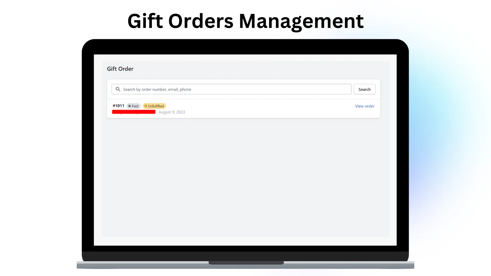 Orders management