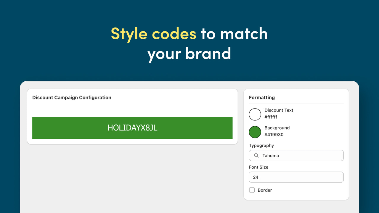 Stil koder för att matcha varumärket