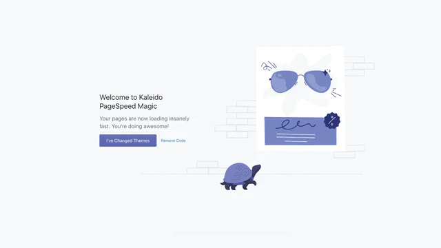 Kaleido Shopify Experts Page Instantanée