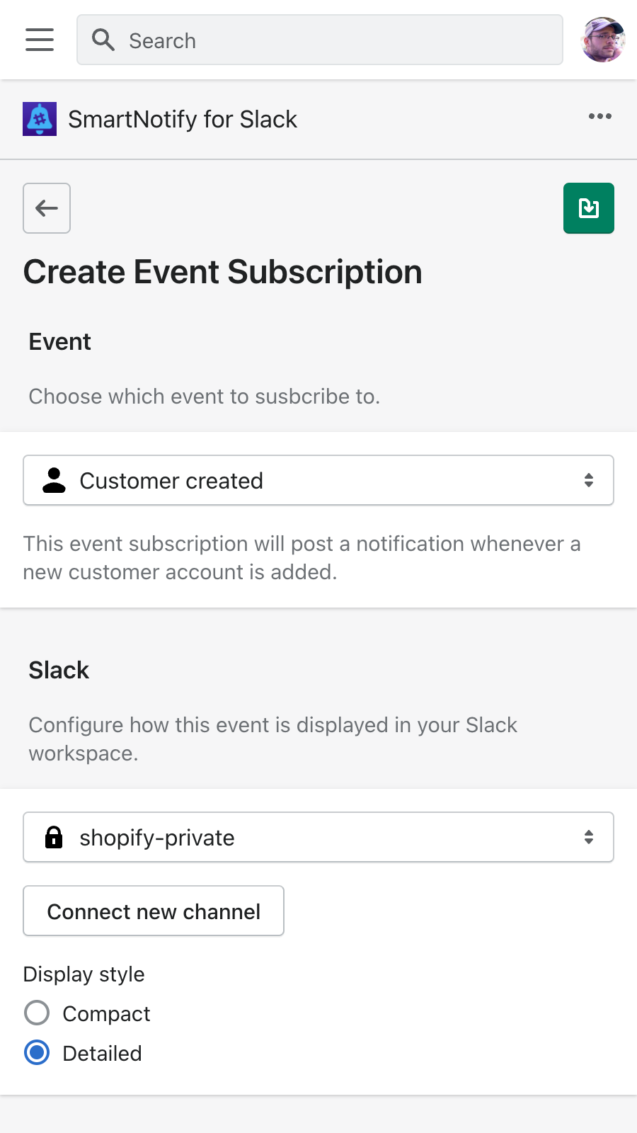 SmartNotify for Slack Screenshot