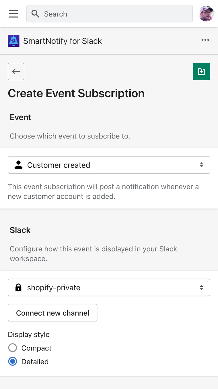 SmartNotify for Slack Screenshot